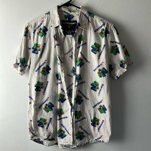 Nintendo 64 Button Down Size M